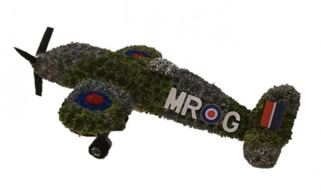 Spitfire funeral tribute