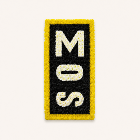 MOS Personalised Lettering Tribute - Same Day Flower Delivery in Birmingham by Buttercups & Daisies
