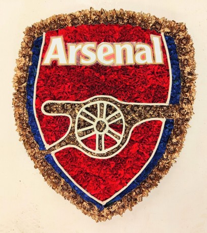 Arsenal Badge funeral tribute