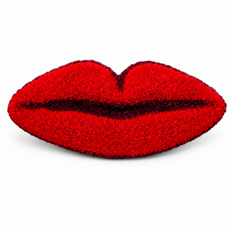 Red Lips Floral Tribute - Same Day Flower Delivery in Birmingham by Buttercups & Daisies