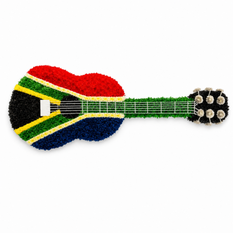 South African Flag Guitar Tribute - Same Day Flower Delivery in Birmingham by Buttercups & Daisies