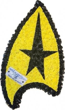 Star Trek Badge Tribute - Same Day Flower Delivery in Birmingham by Buttercups & Daisies