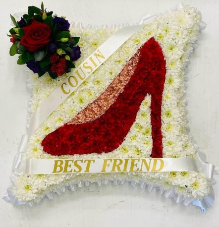 Red Stiletto Tribute - Same Day Flower Delivery in Birmingham by Buttercups & Daisies