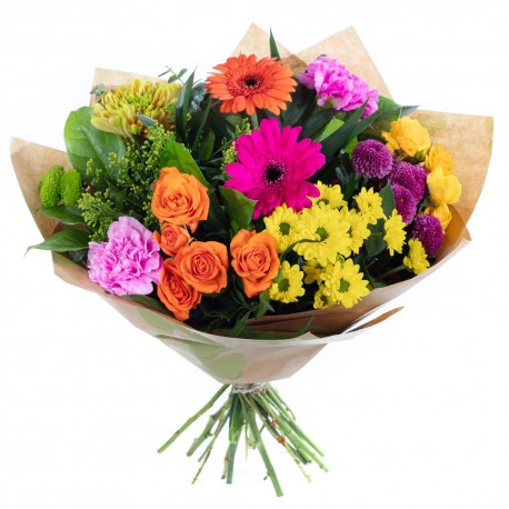 Rainbow Radiance - Same Day Flower Delivery in Birmingham by Buttercups & Daisies